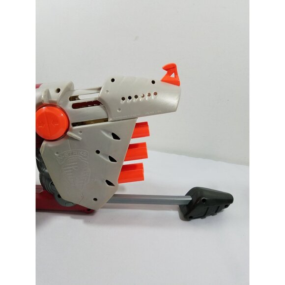 Nerf N-Strike Hornet AS-6 Blaster Dart Blaster Gun Red Gray 2004 - Picture 5 of 7
